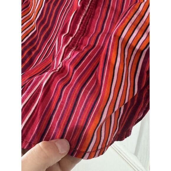 Tommy Hilfiger Women's Multicolor Button Down Shirt Hippie 70s Velvet Small - Picture 5 of 6